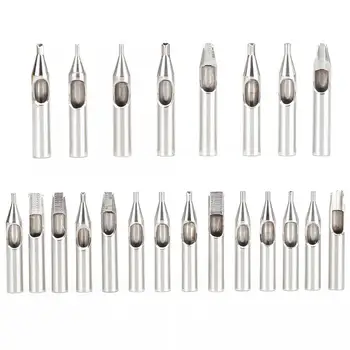 

22pcs 304 Stainless Steel Assorted Tattoo Nozzle Tips Needle Nozzle Mix Kit