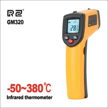 RZ Infrared Thermometer Digital Non Contact Laser IR Thermometer Temperaure Sensor Controller GS320 GM320 Handheld Pyrometer