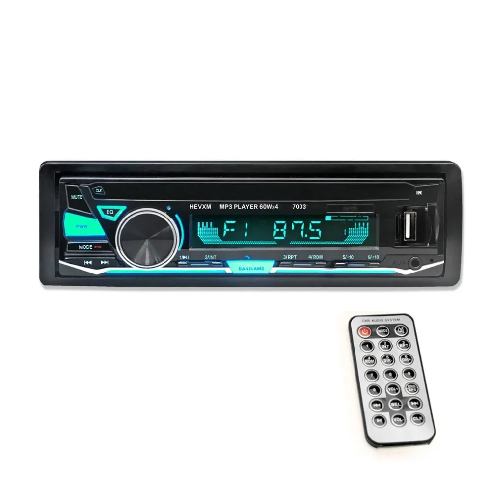 12V Универсальный беспроводной Автомобильный MP3-плеер беспроводной музыкальный Радио Mp3 карта Машина 7003 цветная версия