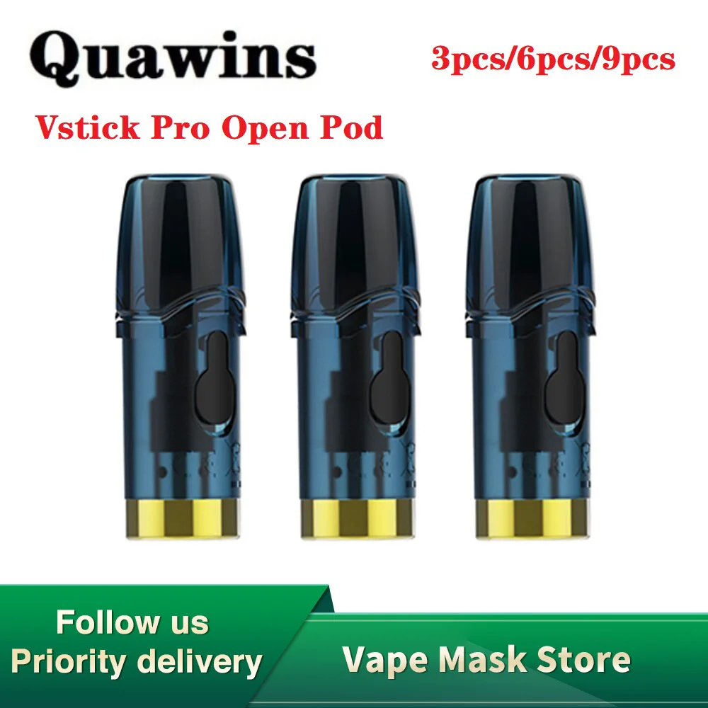 3 шт-9 шт Quawins Vstick Pro Открытый картридж 2 мл емкость для Pod Комплект электронная