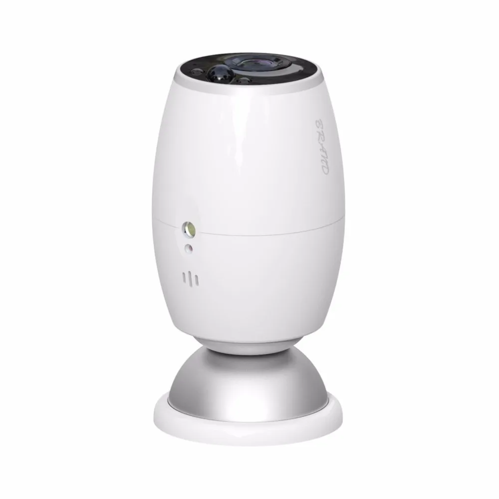 

1080p HD Indoor wifi camera IR LED PIR Wireless Battery-Powered Security Camera with Two Way Audio Micro SD Card Slot