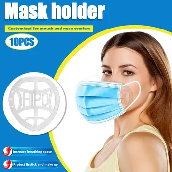 

3D Mouth Mask Support Breathing Assist Help Mask Inner Cushion Bracket Silicone Reusable Mask Holder Mask Bracket Face Skin Care