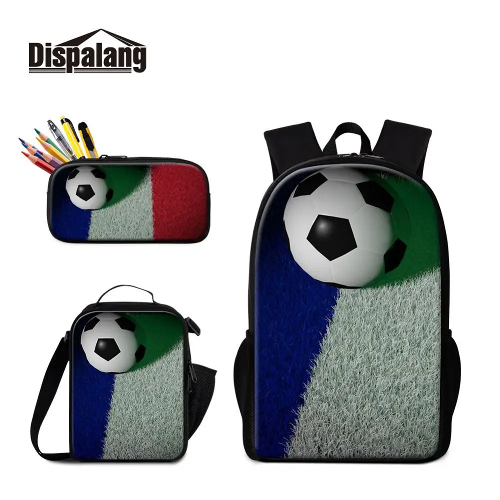 Design6 Popular Composite Shoulder Bag with Lunch and Pencil Case 3 piece set for Guns Pretty Style Preschool School Toddler Bags - Color: Design6