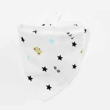 

Cotton Bandana Bibs Baby Babador Feeding Smock Infant Burp Cloths Cartoon Saliva Towel Baby Eating Accessory Soft Baby Stuff