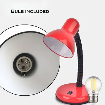 Günstig LED Tisch Lampen Büro Studio Home Tisch Schreibtisch Licht Studie Student Lesen Schreibtisch Lampe Mit Flexible Schlauch Neck