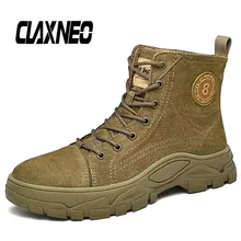 CLAXNEO/мужские ботинки; мотоботы с высоким берцем; сезон осень; мужская повседневная обувь; модные зимние сапоги; мужская обувь с Плюшевым Мехом; теплая обувь
