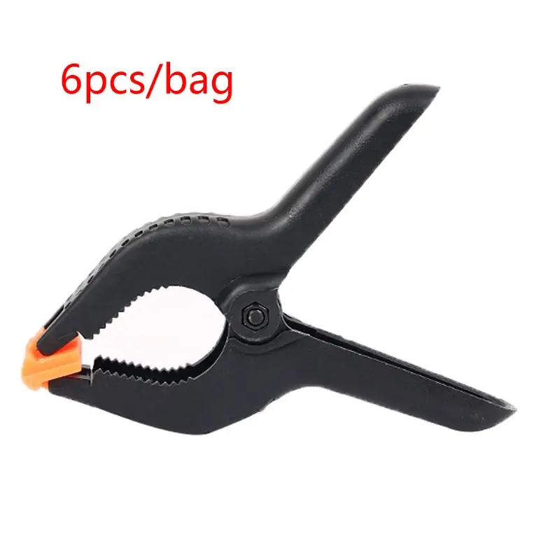 

6x 9inch Woodworking Tools Spring Clamp Plastic Adjustable Carpentry Clip Photo