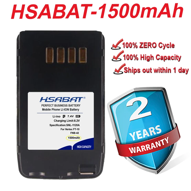 Аккумулятор для Vertex FT-10 100% FT-40 1500 FT-50 FNB-41 FNB-42 YAESU FT-10R FT-40R FT-50R мА · ч VXA-100 в наличии |