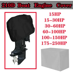 Housse de protection pour moteur de Yacht demi hors bord, couverture Oxford étanche, Anti UV et Anti poussière, protecteur de moteur marin 15 250hp 