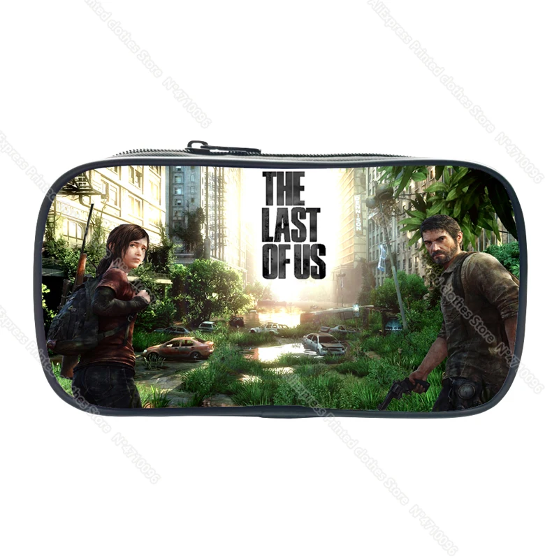 New Game The Last of Us 2 Pencil Case School Supplies for Kids Stationery 3D Print Storage Pouch Cosmetic Cases Makeup Box Bags