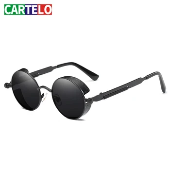 

CARTELO Brand Polarized Accessories Sun Glasses For Designer Retro alloy Sunglasses Polarized Lens Vintage Eyewear Glasses Famou