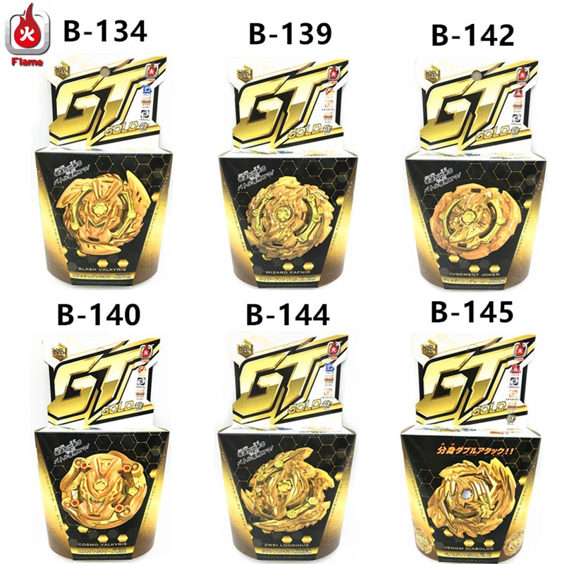 

Gold New Beyblade Orign Launcher Gt Bey Blade Blades Burst Toy High Performance Battling Top Toys Kids Boy B140 B142 B139