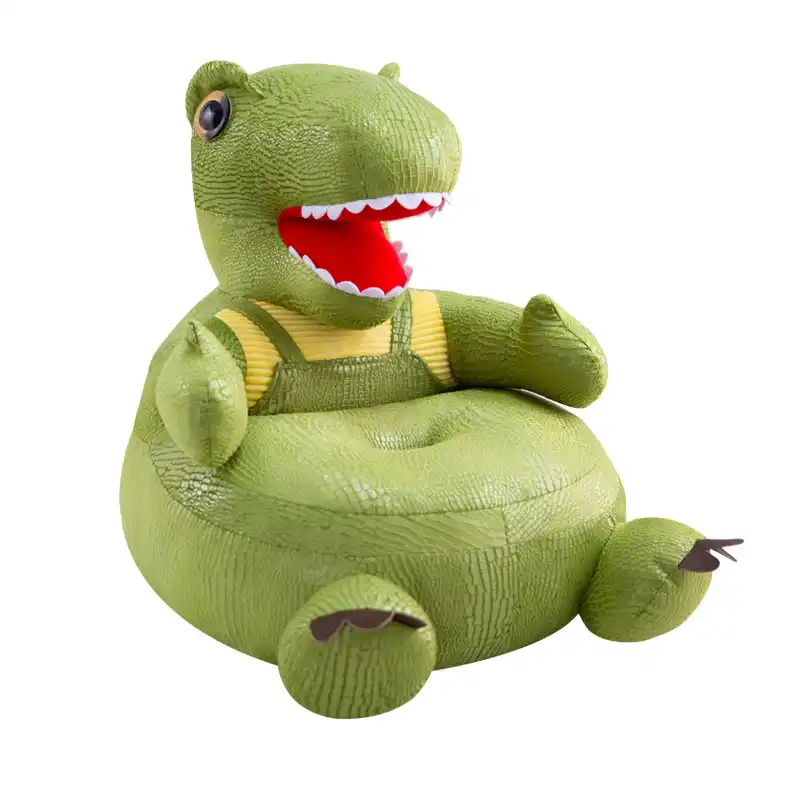 plush dinosaur chair