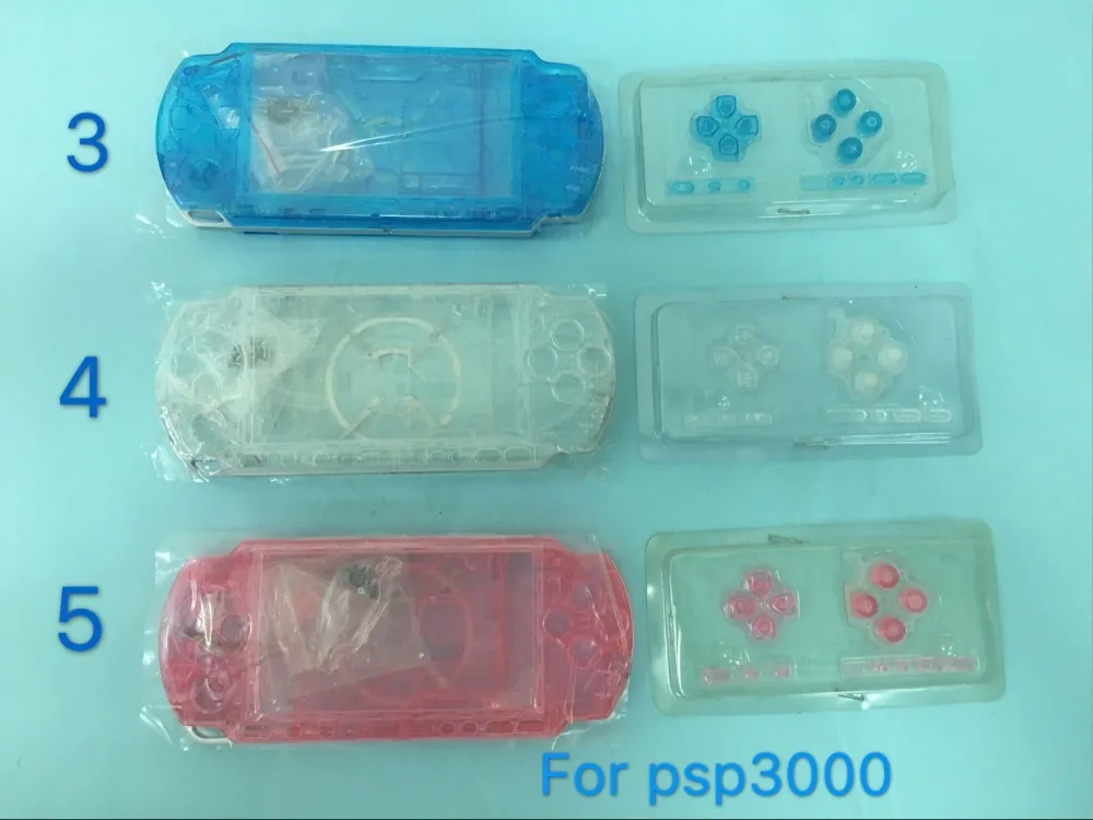 Замена Полный Корпус чехол оболочка с кнопками Набор для psp 3000 игровая консоль
