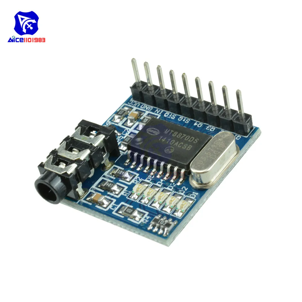 Светодиодные индикаторы diymore MT8870 DTMF|dtmf decoder|audio module |