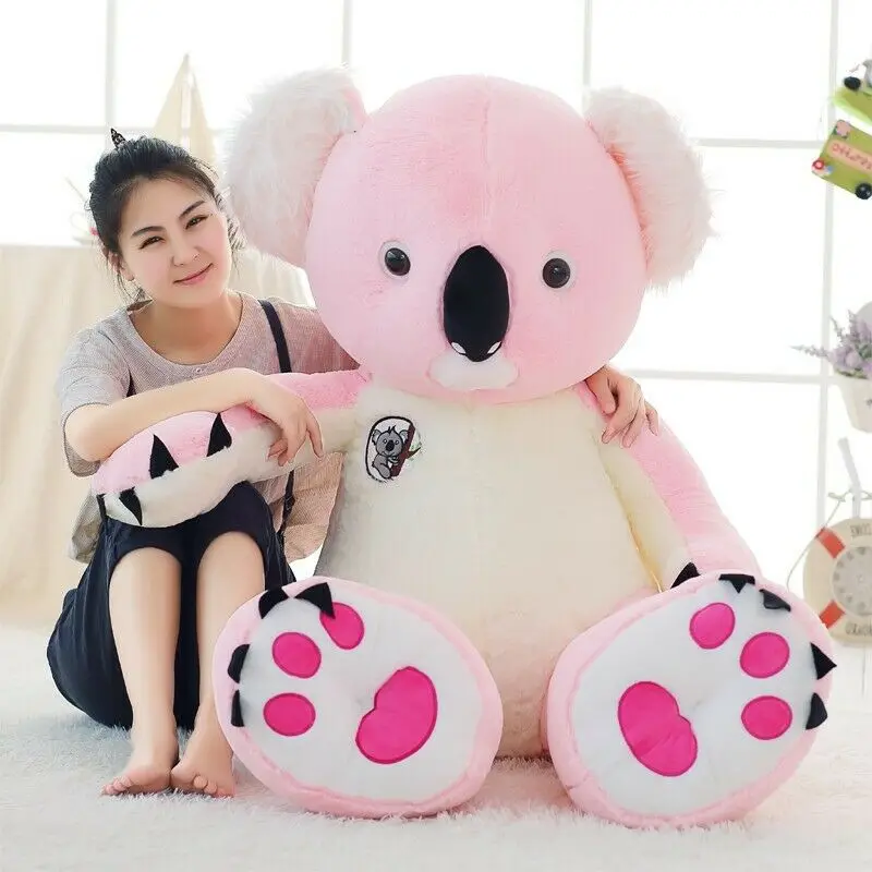 Koala Puppe Spielzeug Kissen Plüsch Rosa Geschenk Plüsch Gestopft Für Spielzeug - Koala Mädchen Kuscheltiere Kissen Riesigen kinder Niedlichen Bett Kinder AliExpress