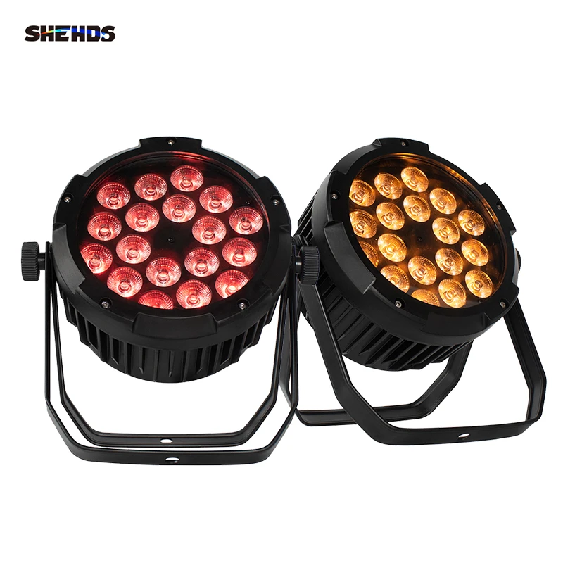 Shehds Led 18x18w 6in1 Rgbwa+uv Ip65 Waterproof Aluminum Alloy Par
