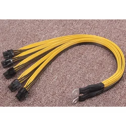 Câble d'alimentation PCIe Express 6 broches, 4 pièces, pour P3 S7 S9 S11 Bitmain Miner, câble PSU 