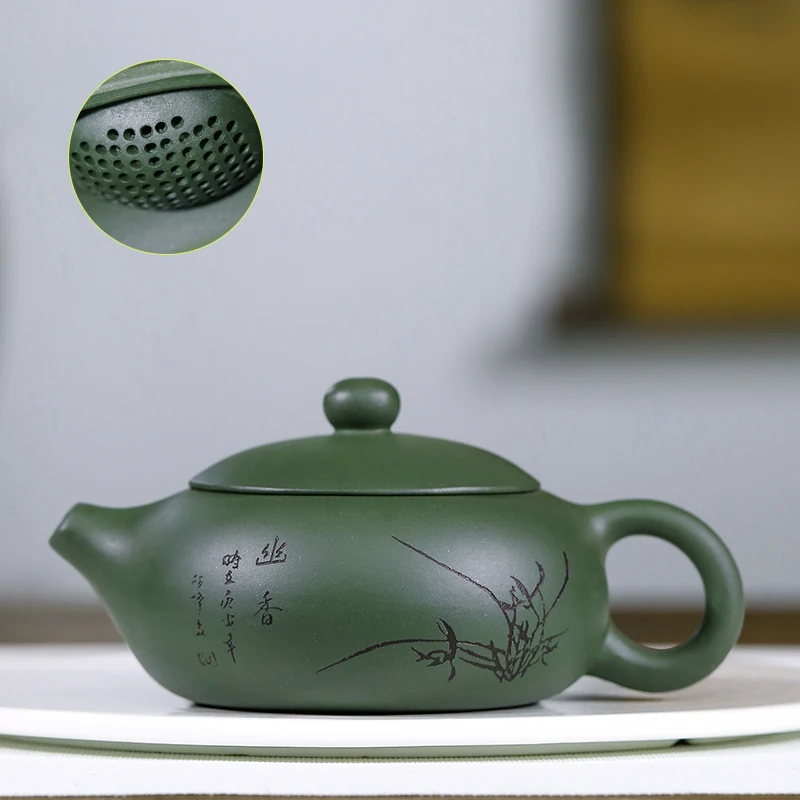 200ml Purple Clay Teapot Chinese Yixing Authentic Green Mud Zisha Tea