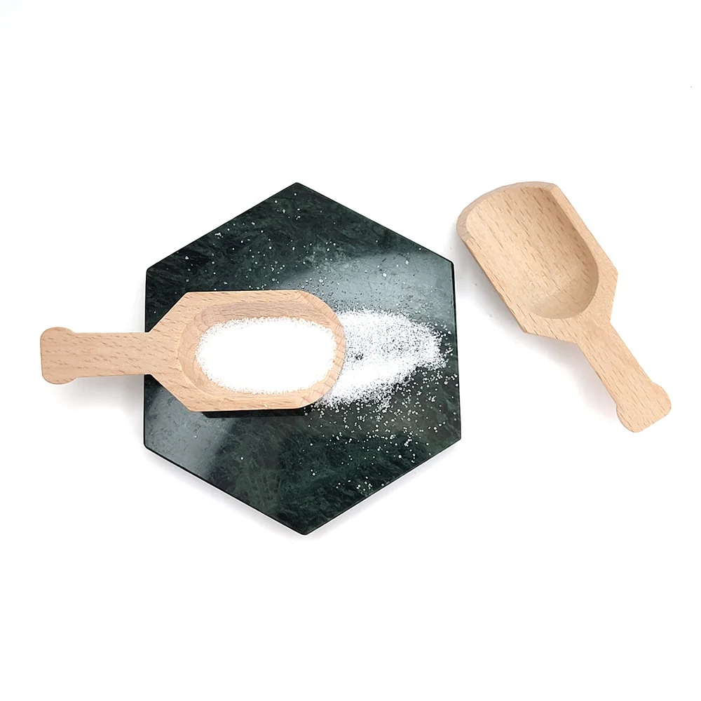 Natural Wooden Condiment Scoop Spoon Milk Powder Flatware Small Tea Sugar Salt Kitchen Spice Handicraft Wood Spoons | Дом и сад