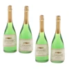 Set of 4 Champagne Bottles 1:12 Mini Ornaments for Dolls House 2