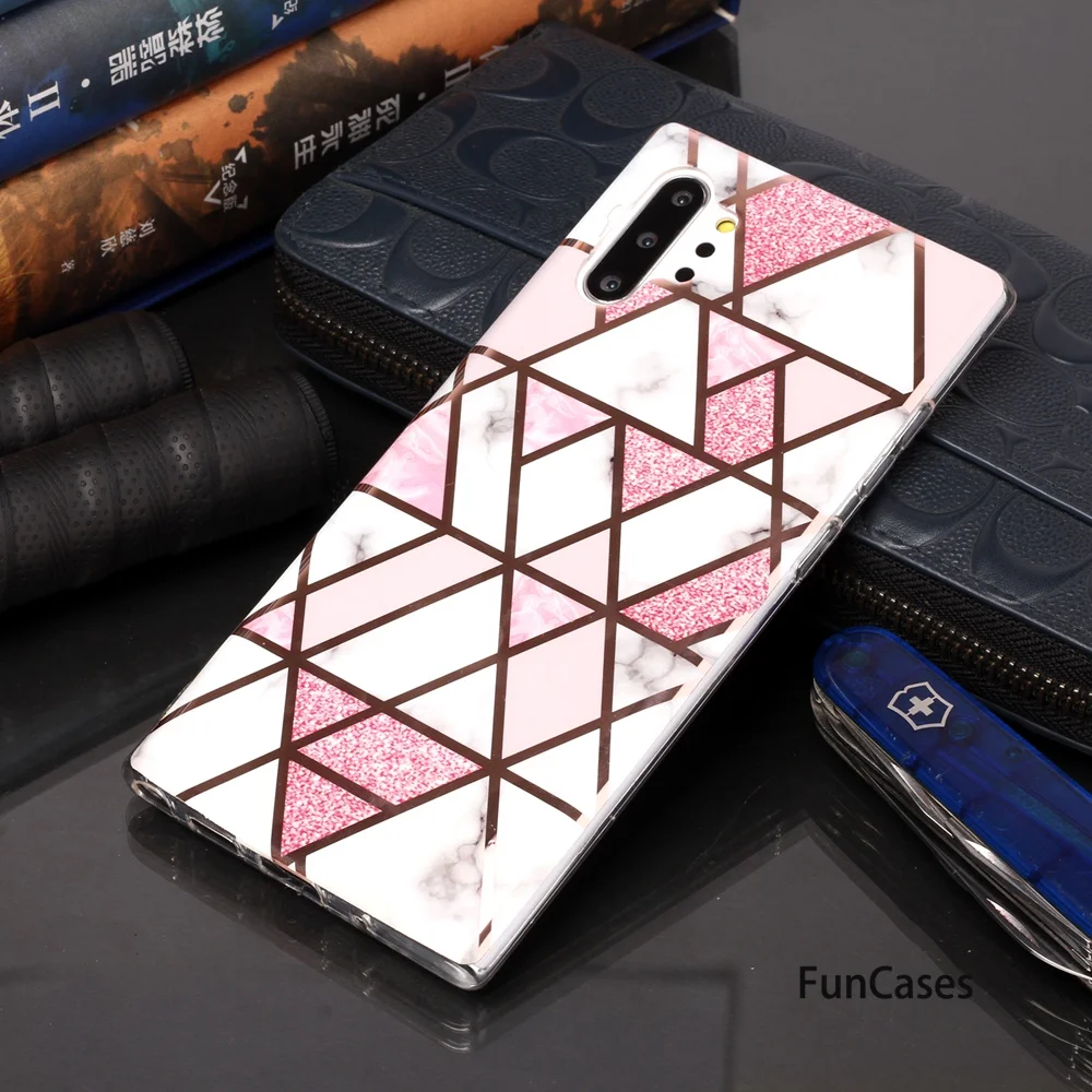 Фиолетовые Чехлы для телефона carcaso Samsung Note 10 Pro защитный чехол Galaxy funda Plus мягкий