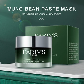 

50g Blackhead Cleansing Matcha Green Mud Mask Smoothing Oil Control Astringent Pores Brightens Skin Dirt Removal