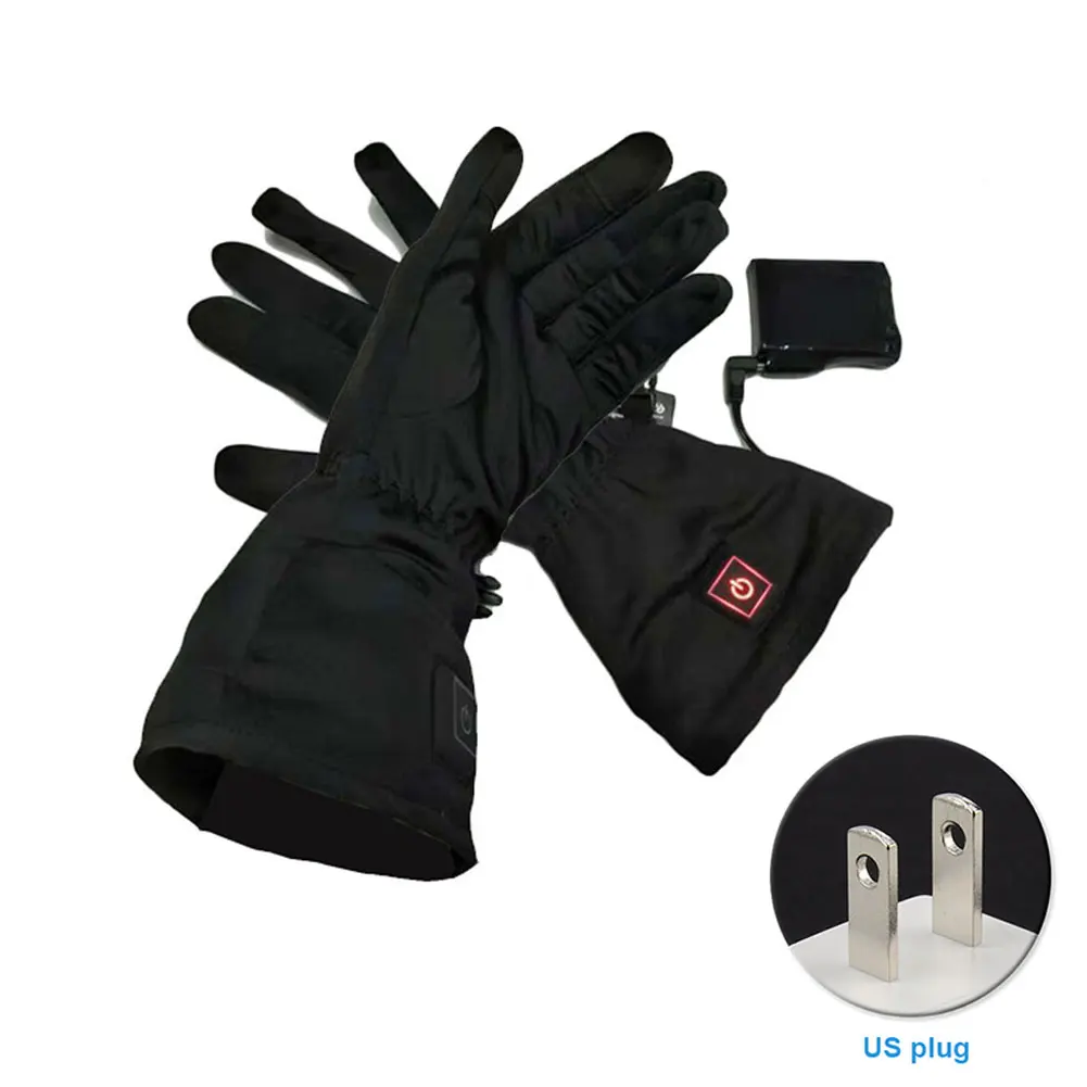 Походные перчатки для верховой езды на открытом воздухе для катания на лыжах, тепловые зимние теплые походные перчатки с подогревом, охотничьи электрические аккумуляторные регулируемые температуры