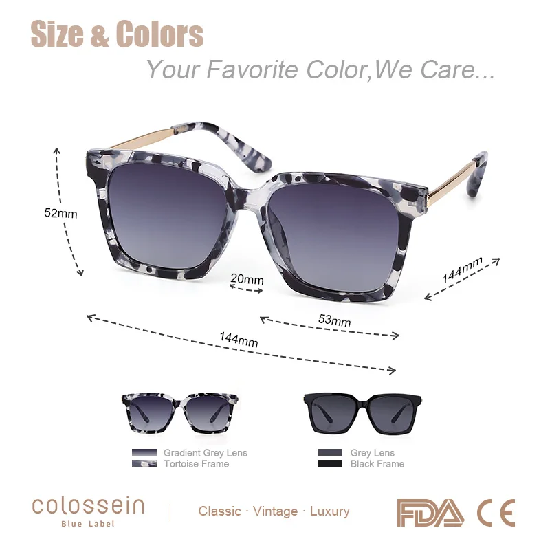 Поляризованные солнцезащитные очки для женщин в винтажном стиле с металлической квадратной оправой UV400, брендовые дизайнерские вечерние женские очки