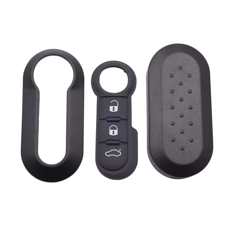 Car Auto Flip Remote Key Replacement Shell fit for fiat 500 Keyless Cover MW