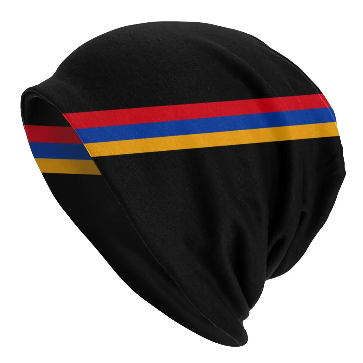 

Armenian Flag Minimalist Bonnet Hat Armenia Flag Knitted Hat Goth Ski Skullies Beanies Hat Men's Women Warm Thermal Elastic Cap