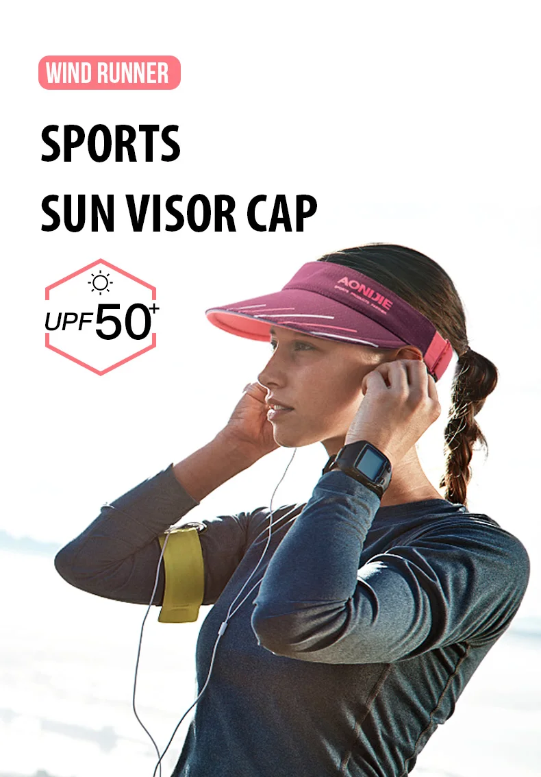 Summer Sports Wide Sun Visor Cap Hat 