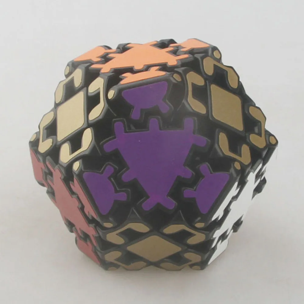 Lanlan Tetradecahedra шестереночный волшебный куб головоломка на скорость игры часы-кольцо с крышкой игрушки для детей подарок на день рождения