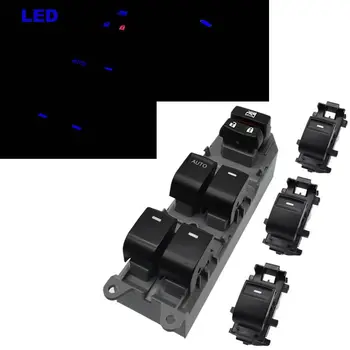 

Lighted LED Power Single Window Switch set For Toyota RAV4 RAV 4 Camry Corolla Yaris Cruiser Vios Left driving Blue light