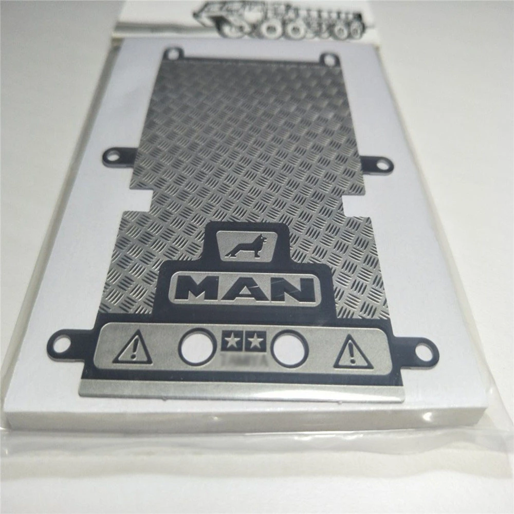 Für Tamiya Trailer 1//14 56325 Man Tractor RC Metall Steel Anti-skid Plate Board