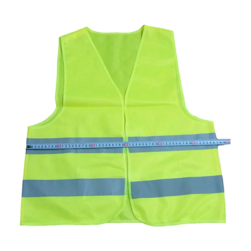 High Visibility Warning Reflective Safety Vest Construction Traffic Personnel Warp Knitted Fabric Cothing
