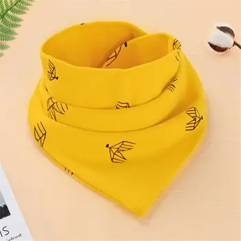 

Baby Cute Cotton Cartoon Double-layer 45*31cm Bib Triangle Towel