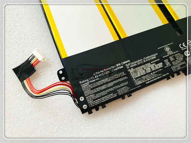 GYIYGY 11,4 V 57Wh C31N1431 Аккумулятор для ноутбука, совместимый с Asus 0B200-01600000 Eee Book E Series E403SA E403S Eee PC Series