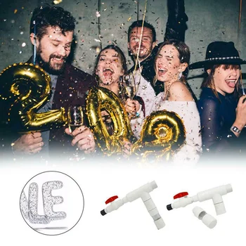 

Balloon Latex Confetti Filling Guns Tool for Birthdays Wedding Festive Party @LS