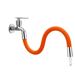 360-Degree Adjustable Colorful Faucet Sprayer Stainless Steel Spout Kitchen Sink Aerator Faucet Replacement Accessories