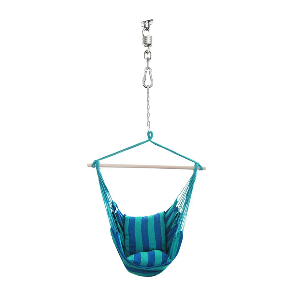 

Hot New 660LB Capacity Hammock Spring Swivel Hook and Ceiling Hammock Chair Hanging Accessories Kit Hammock Mount Camping Outdoo
