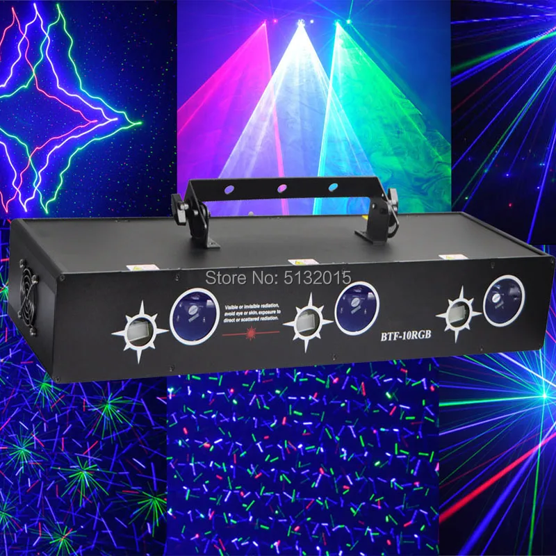 RGB светодиодный лазерный проектор для Luce Dj Дискотека вечерние для ночного клуба Свадебные События Pro звуковое аудио оборудование для сценического освещения Прокат