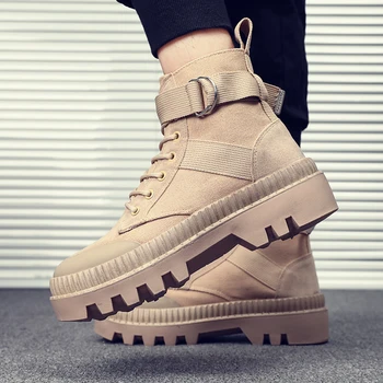 

botas on 2020 sapato mens western sneakers casual men fashion coturno sneaker mens casuales de canvas leather sapatos man hot