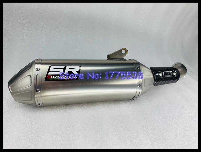 Titanium Alloy for KTM 250 390 Adventure 20-23 Motorcycle Exhaust Muffler Link Pipe with Carbon Cover for KTM RC125 RC 390 22-23 - Image 5