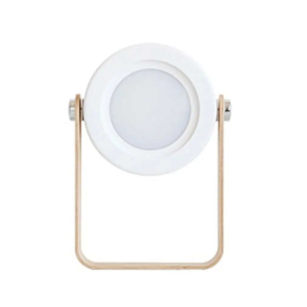 

Creative wooden handle portable lantern lamp telescopic folding led table lamp charging night light reading lamp
