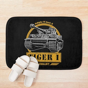 

Tiger I - WW2 German Tank Bath Mat Mat Decoration Home Carpets Cartoon Rug Bedroom Floor Mats Bath Plush Rugs Doormat NEW