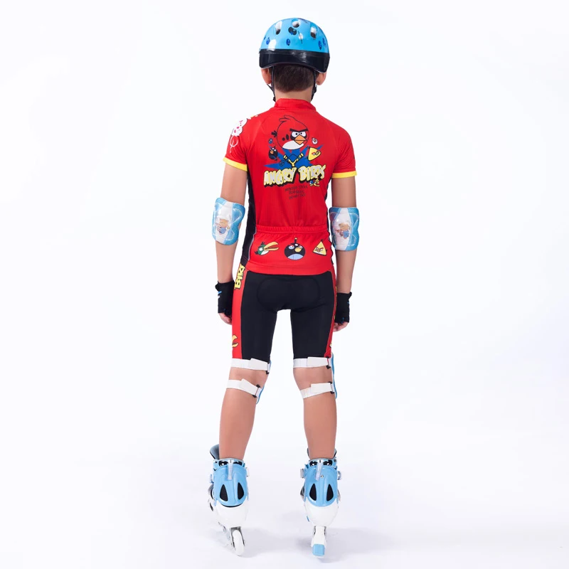 lovely kids sportswear body skating children mtb cycling jerseys customized team suit