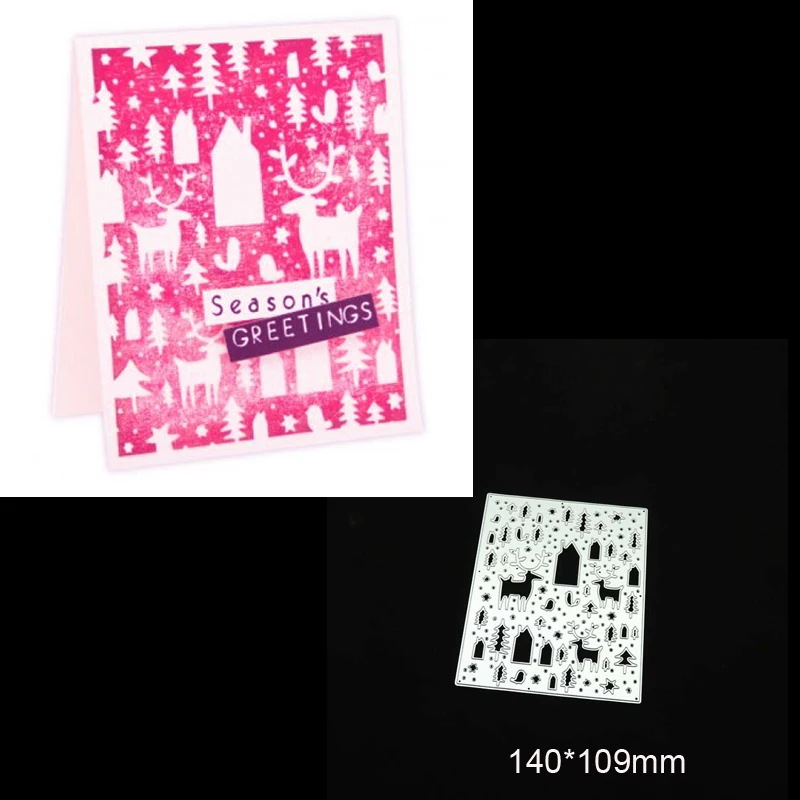 2054 Hollow Deer Tree Cutting Dies