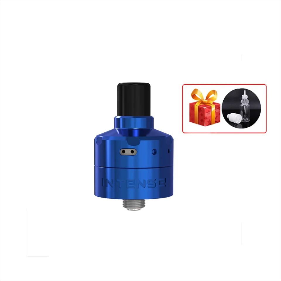 blue Чертов вейп, интенсивная сетка MTL RDA 24 мм, 2 мл, распылитель, 510 пом, капельный наконечник, 10 шт., Ом, сетчатая катушка, хлопок, vs Zeus X, бак - Цвет: blue