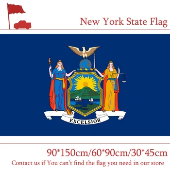 

10PCS Flag 30*45cm Car Flag New York State Flag 3*5 Feet 90*150cm 60*90cm Flag